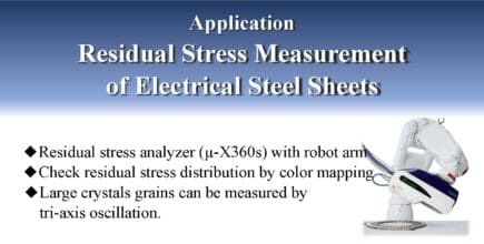 Residual Stress Measurement of Electrical Steel Sheets