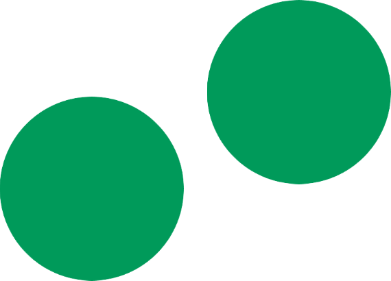 green circles