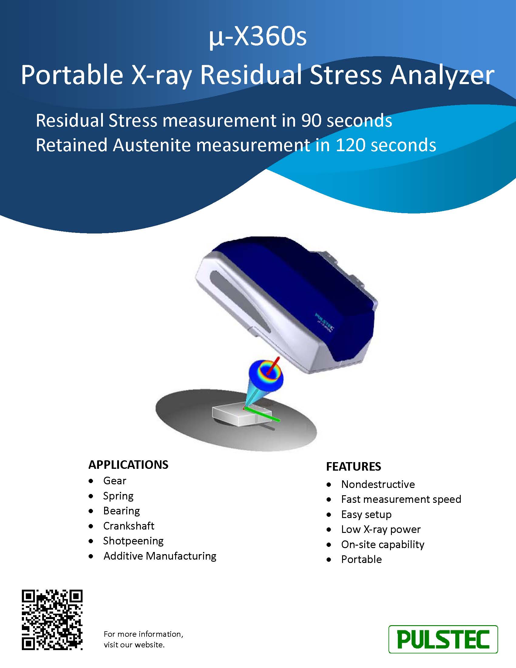 Portable X-ray Residual Stress Analyzer