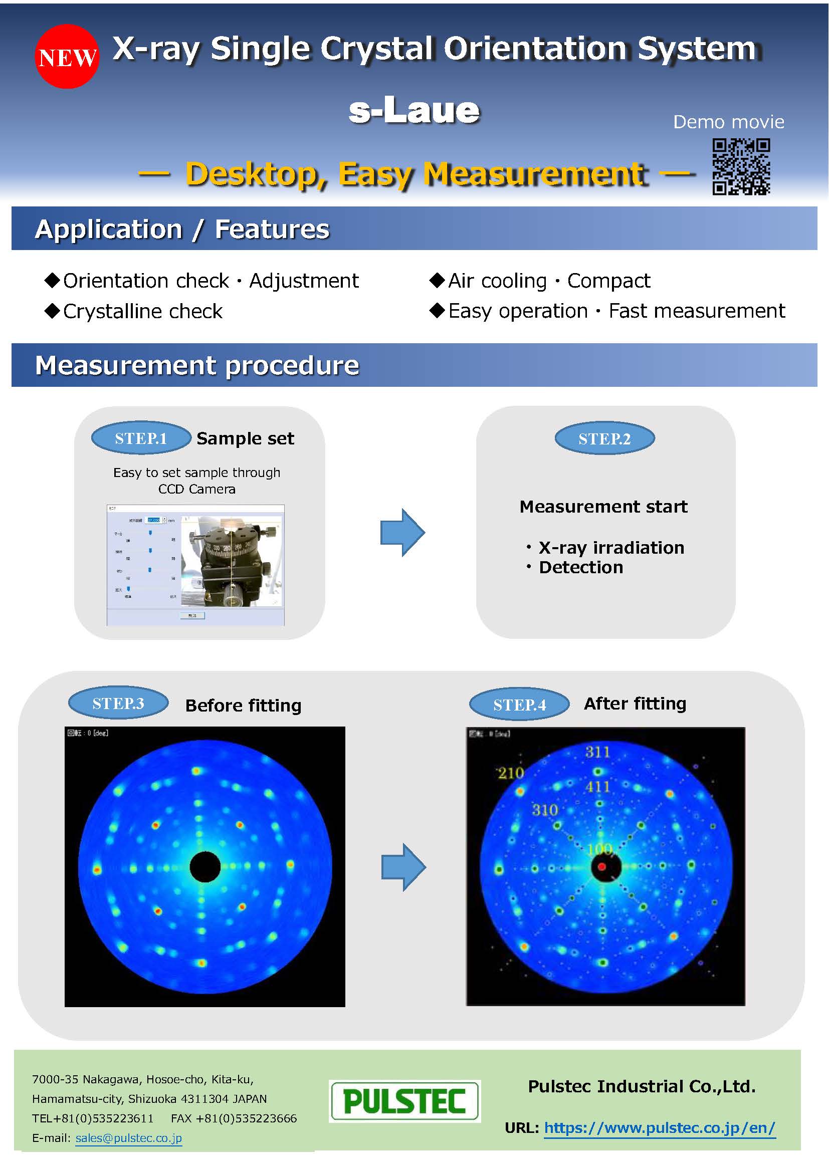 X-Ray Single Crystal Orientation System