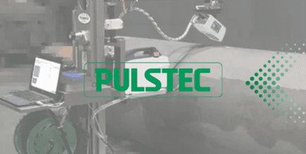 Pulstec's X-360J measuring a tank