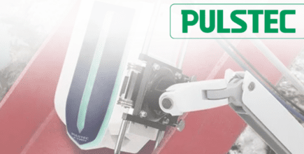 Pulstec's XRD analyzer is measuring residual stress on part of a bridge